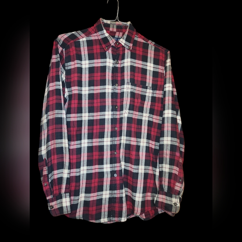 Faded Glory Flannel Shirt Size Small